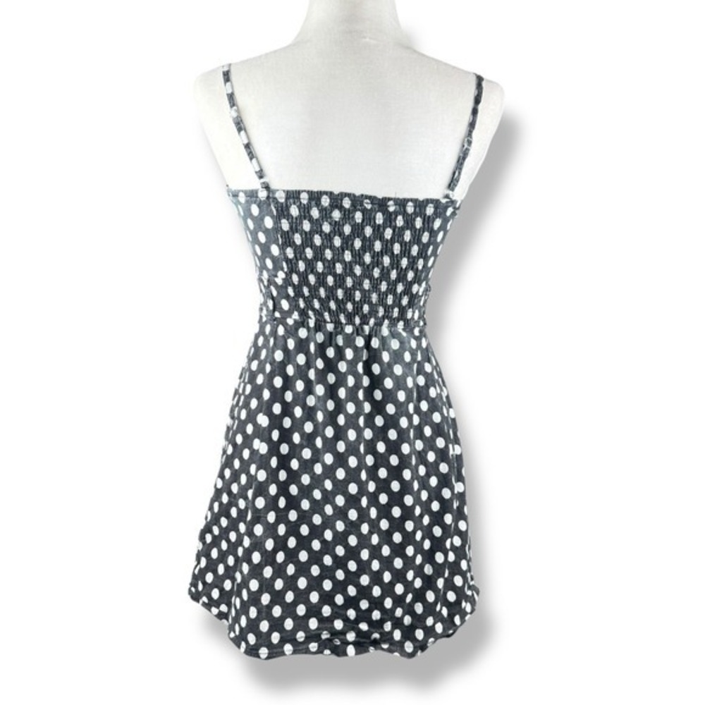 Deb Y2K Party Dress Size Medium Polka Dot Twee Pin Up Retro Feminine Vintage - Picture 3 of 16